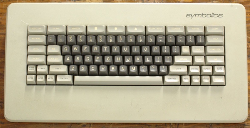 Symbolics 3600 keyboard